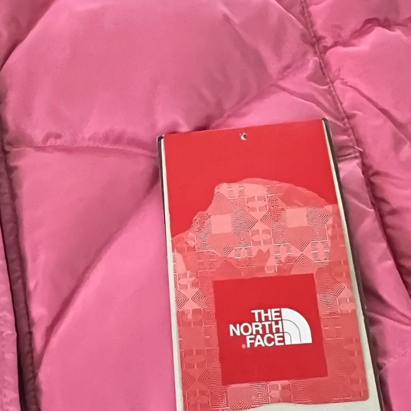 ‼️SOLD‼️ THE NORTH FACE PINK 550 GOOSE DOWN PUFFER VEST - Picture 8 of 12